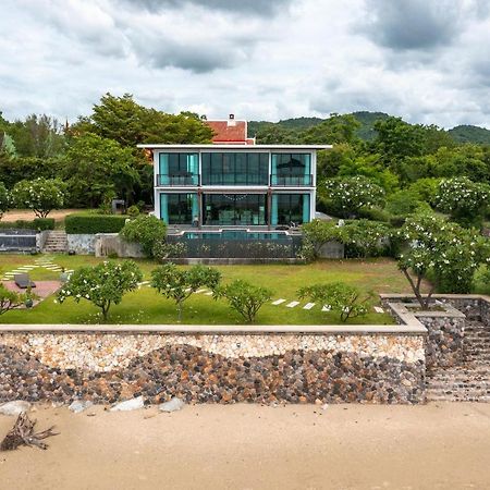 Beachfront Modern 4 Bedroom Pool Villa - Rv HHQ Eksteriør bilde