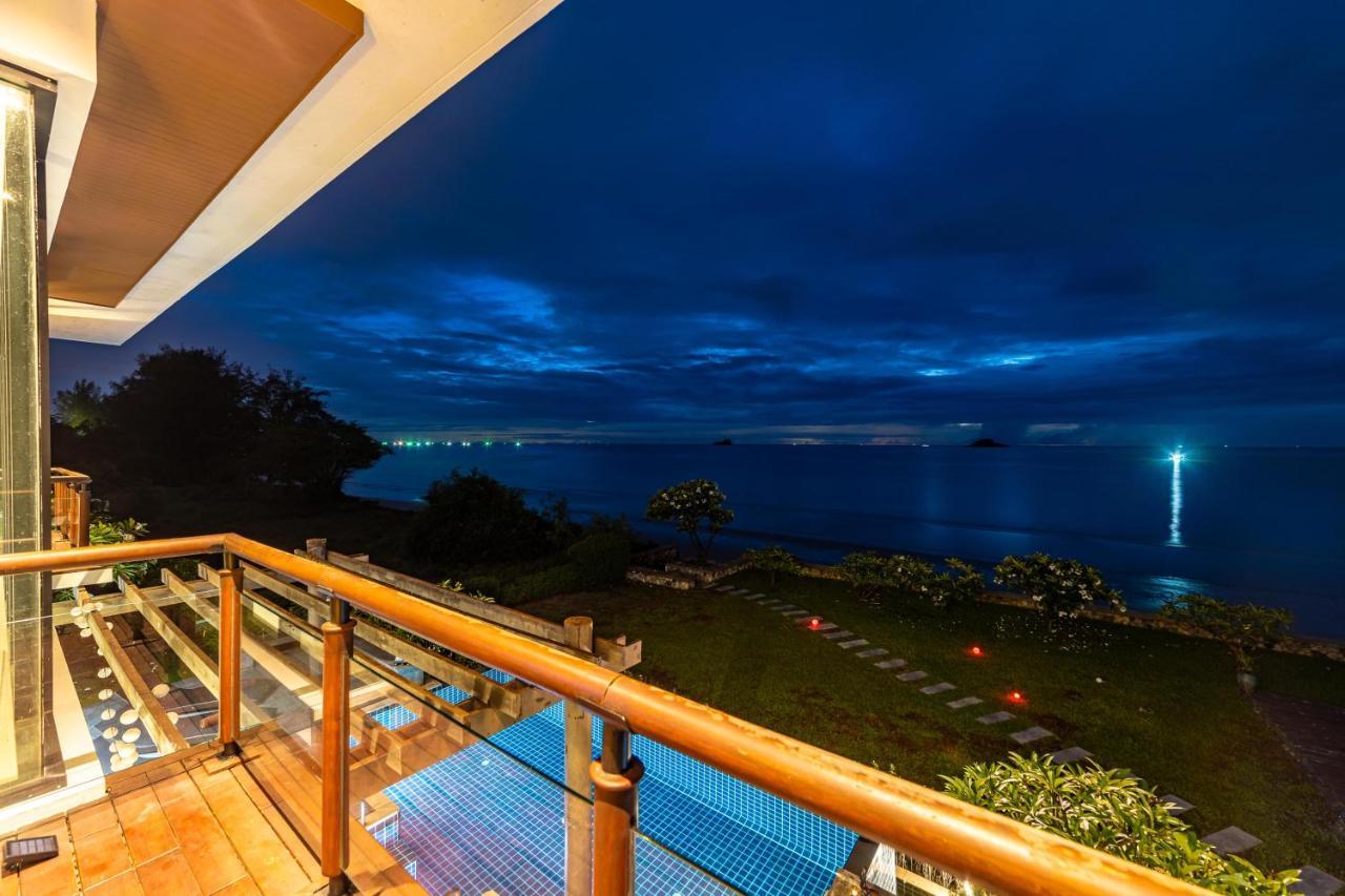Beachfront Modern 4 Bedroom Pool Villa - Rv HHQ Eksteriør bilde