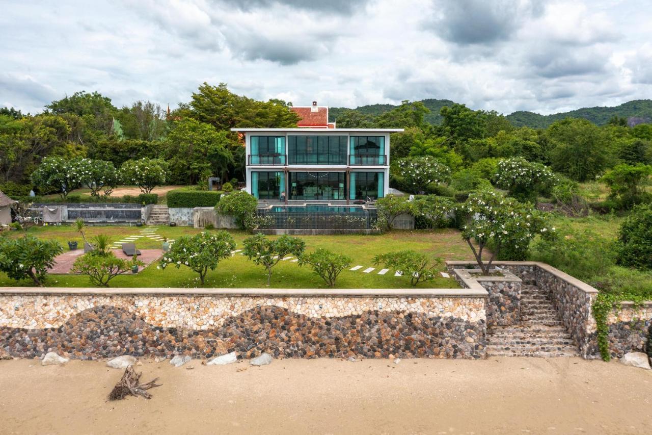 Beachfront Modern 4 Bedroom Pool Villa - Rv HHQ Eksteriør bilde