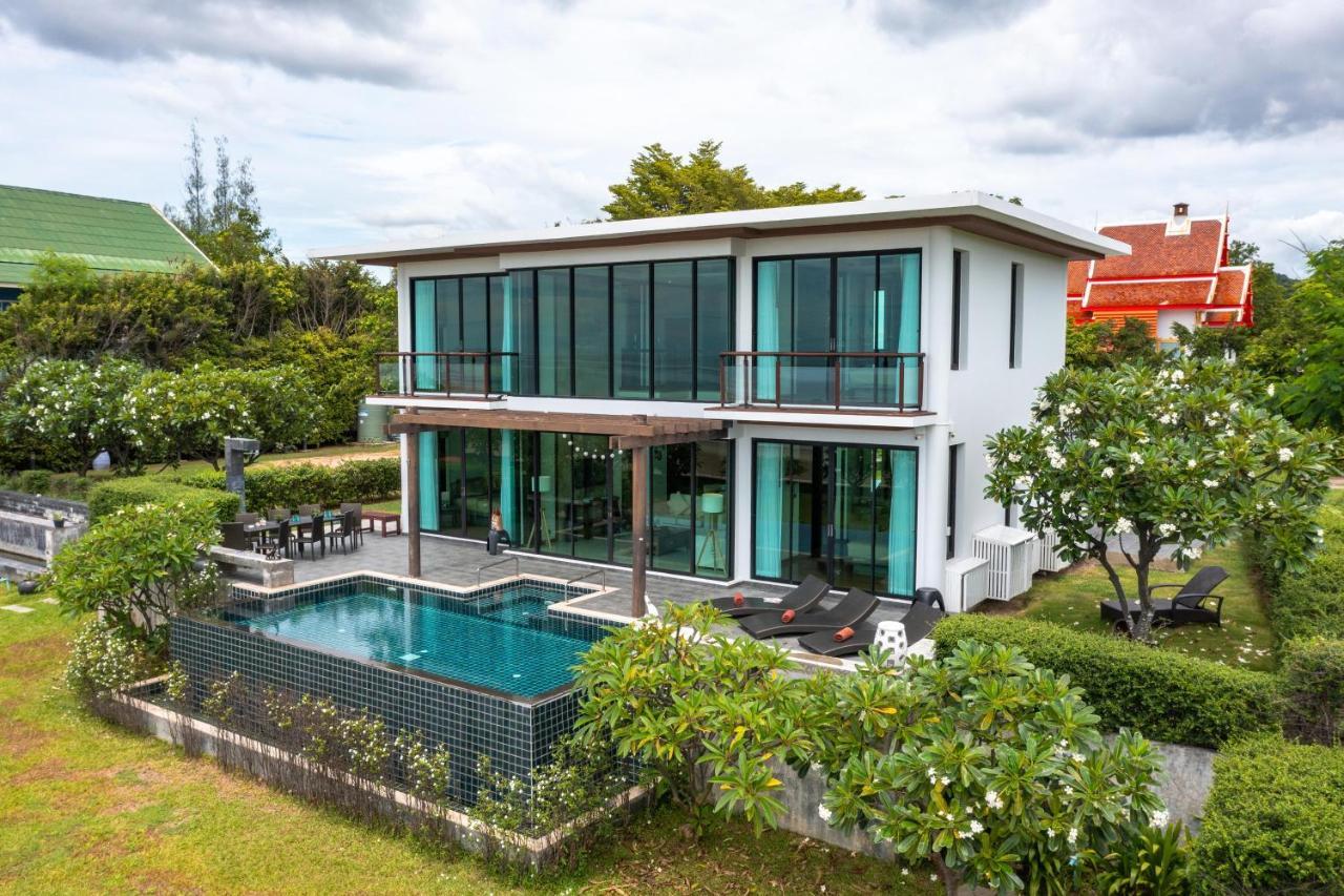 Beachfront Modern 4 Bedroom Pool Villa - Rv HHQ Eksteriør bilde