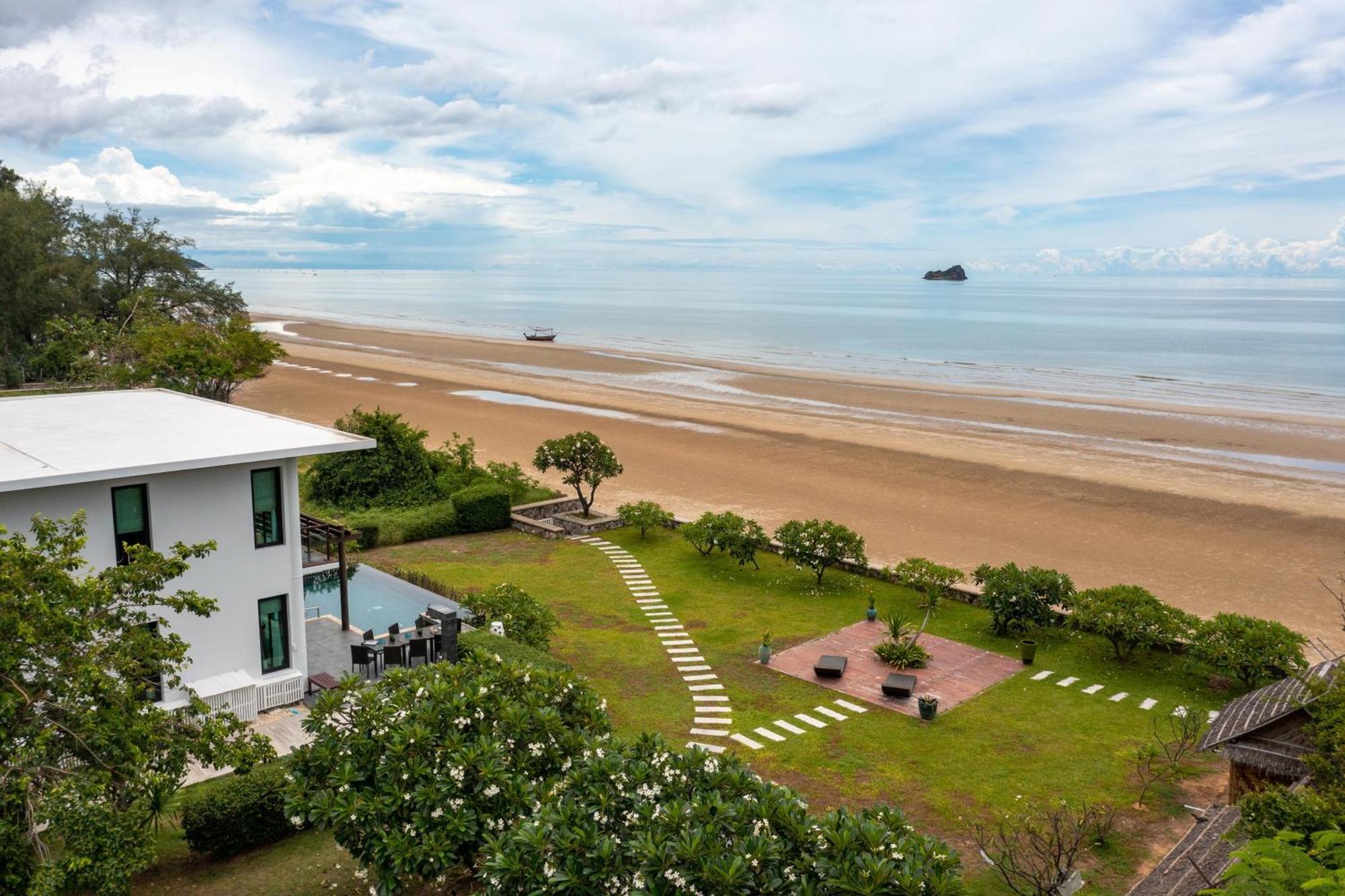 Beachfront Modern 4 Bedroom Pool Villa - Rv HHQ Eksteriør bilde