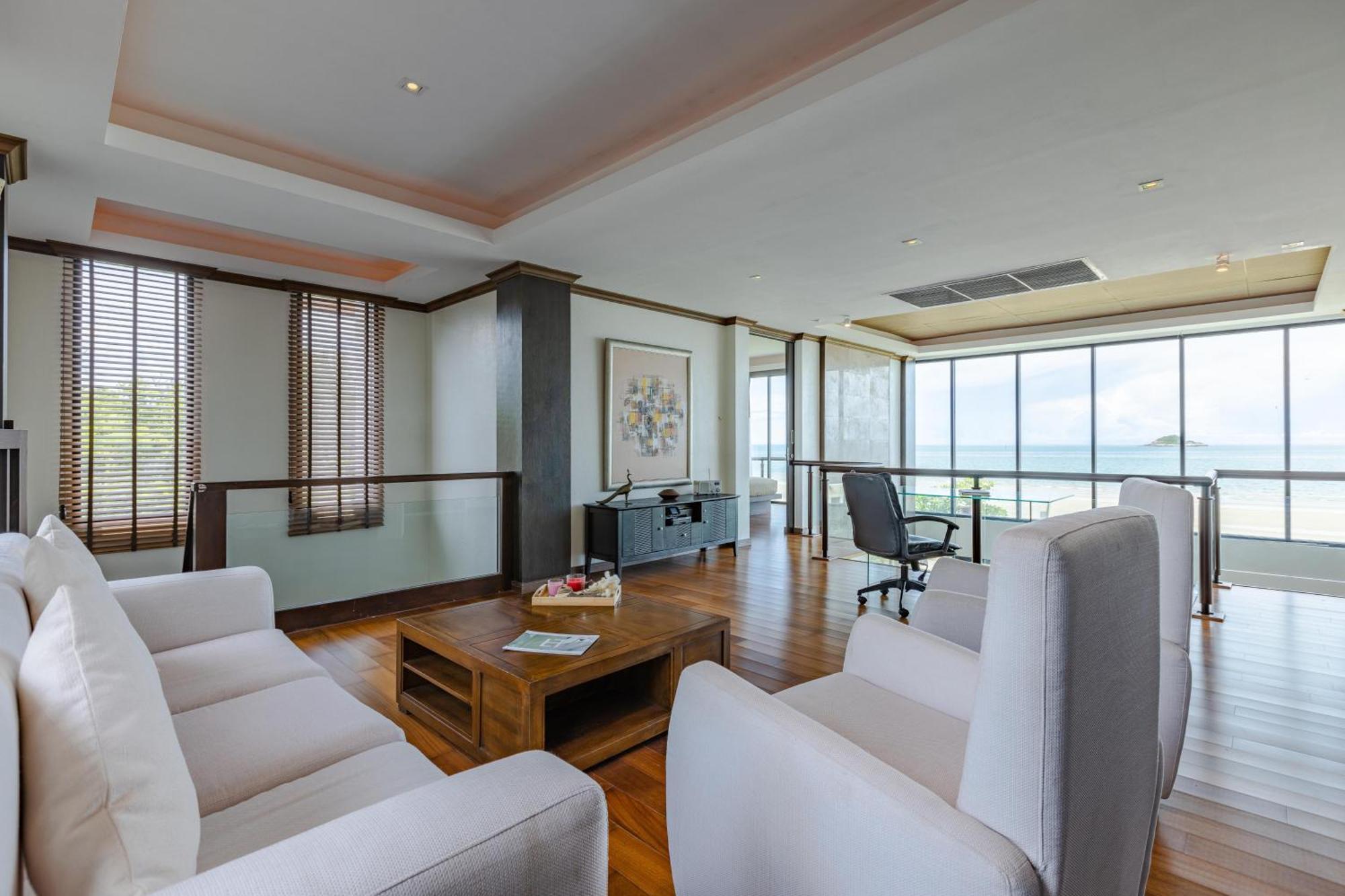 Beachfront Modern 4 Bedroom Pool Villa - Rv HHQ Eksteriør bilde