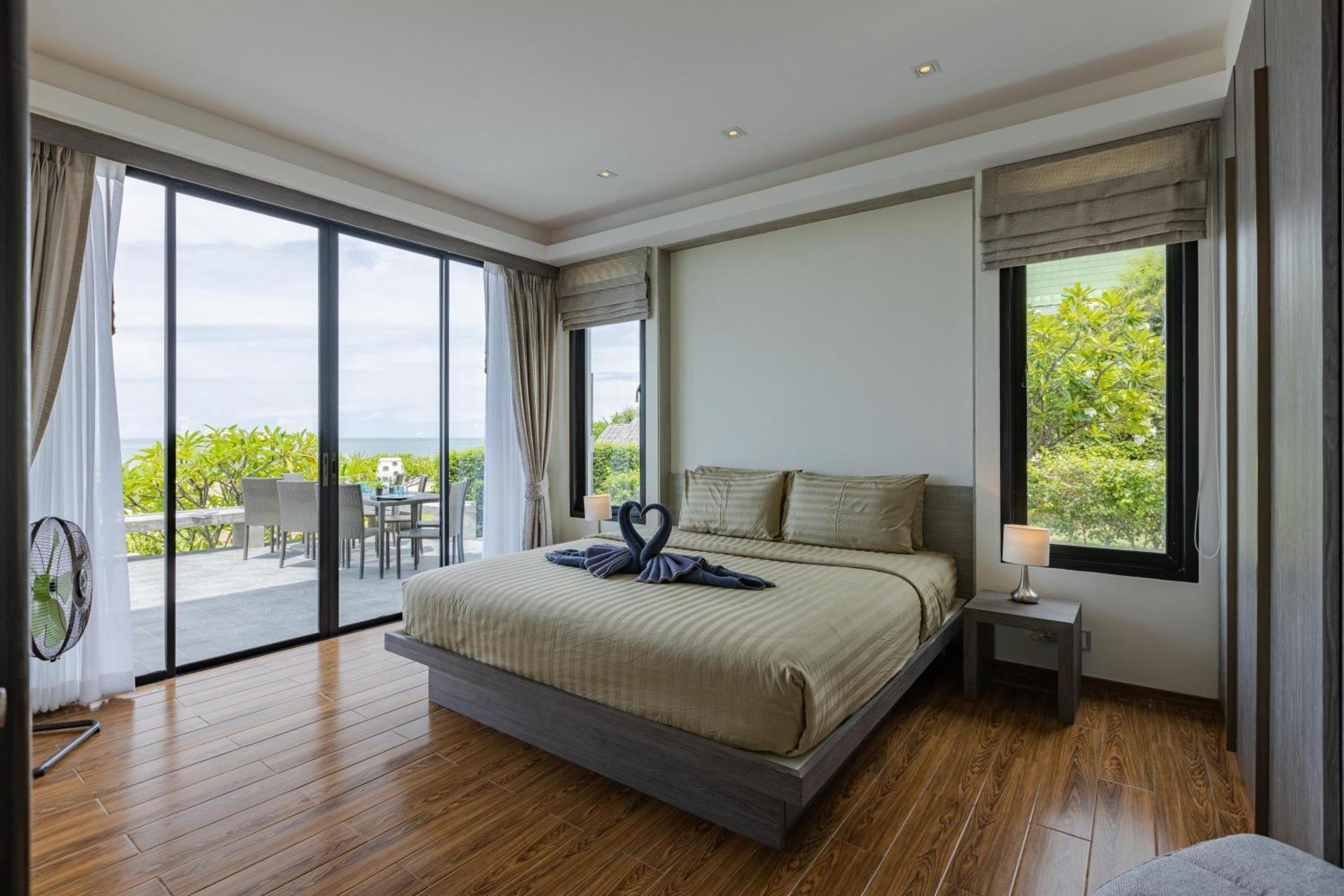 Beachfront Modern 4 Bedroom Pool Villa - Rv HHQ Eksteriør bilde