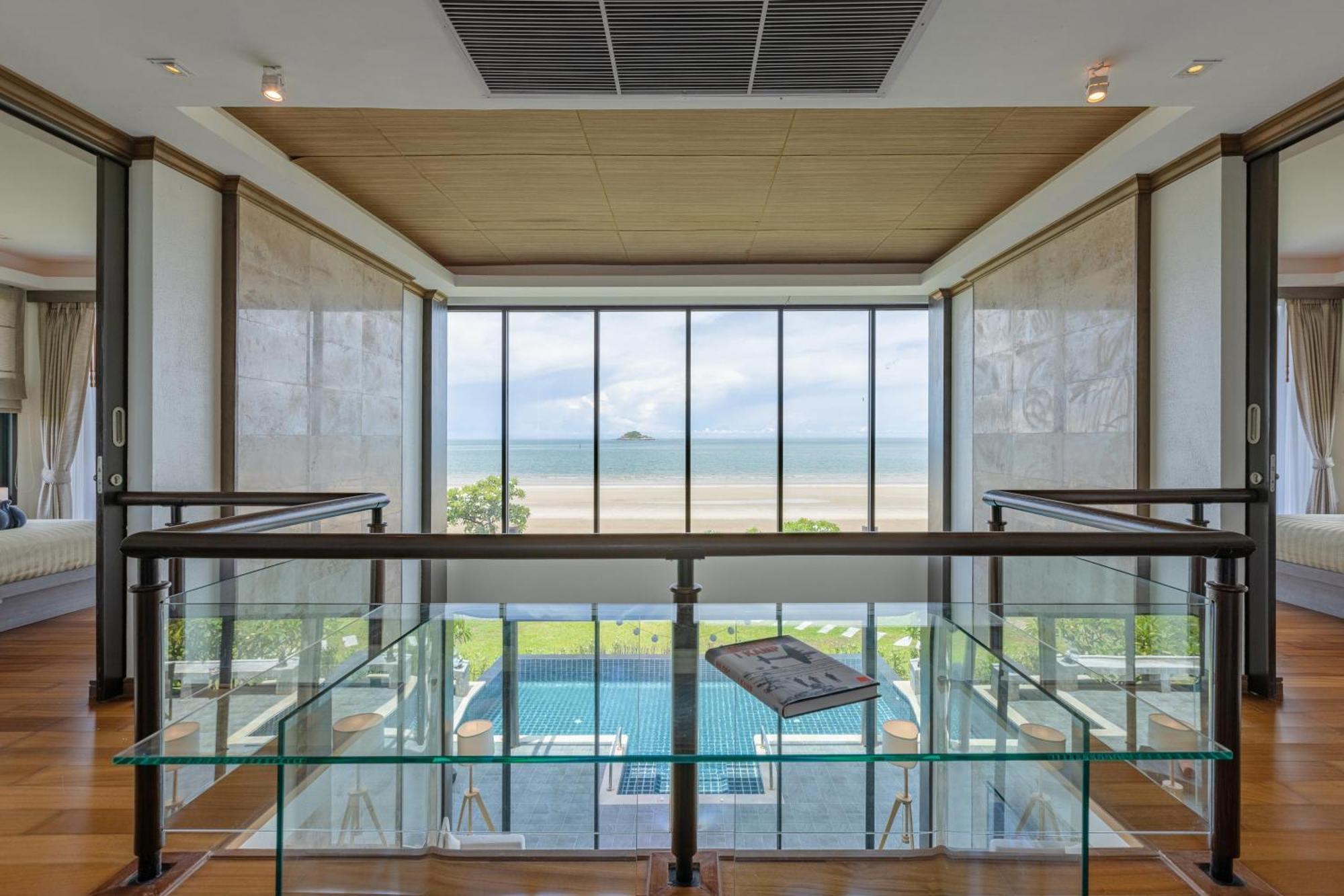 Beachfront Modern 4 Bedroom Pool Villa - Rv HHQ Eksteriør bilde