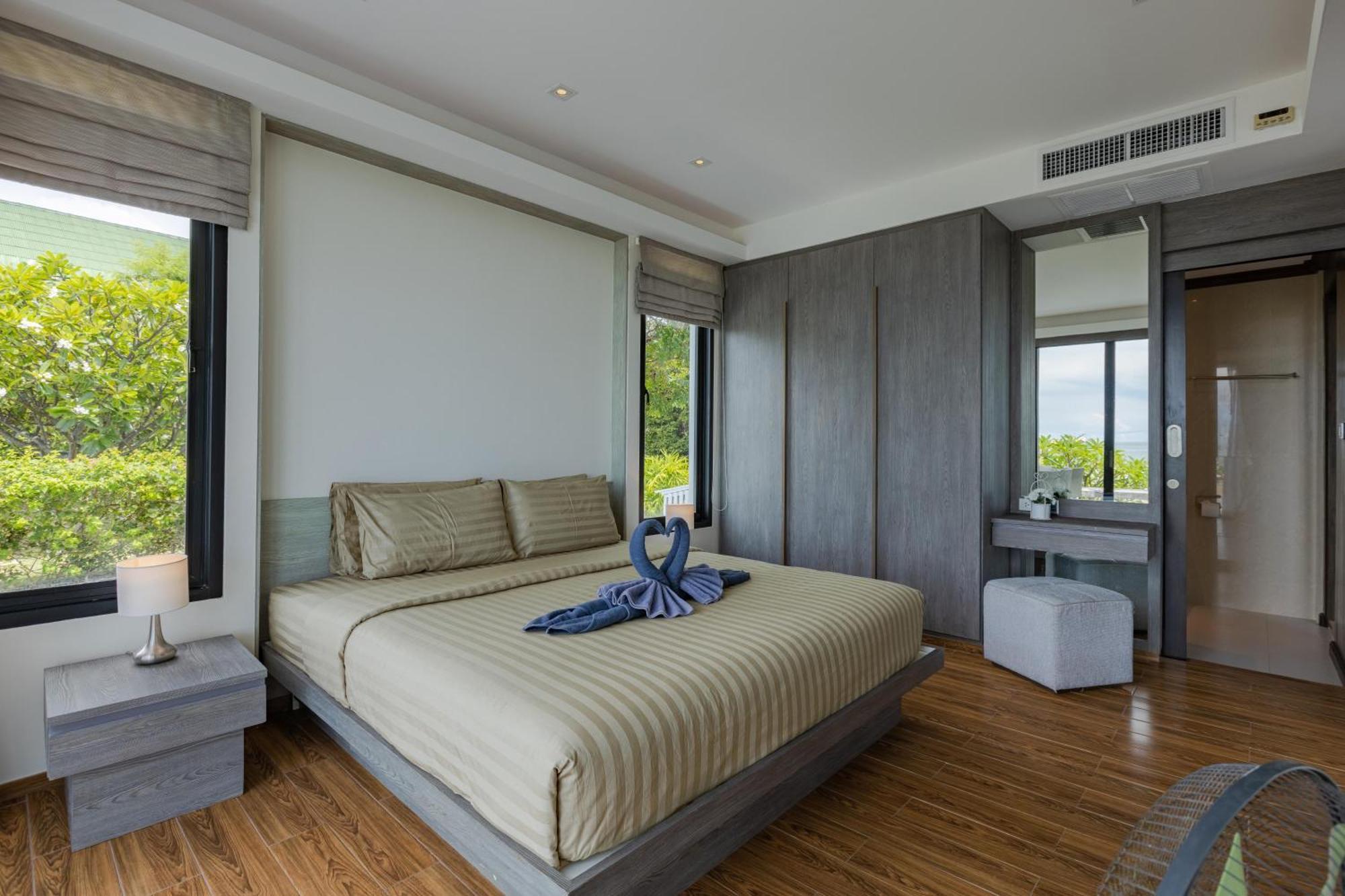 Beachfront Modern 4 Bedroom Pool Villa - Rv HHQ Eksteriør bilde