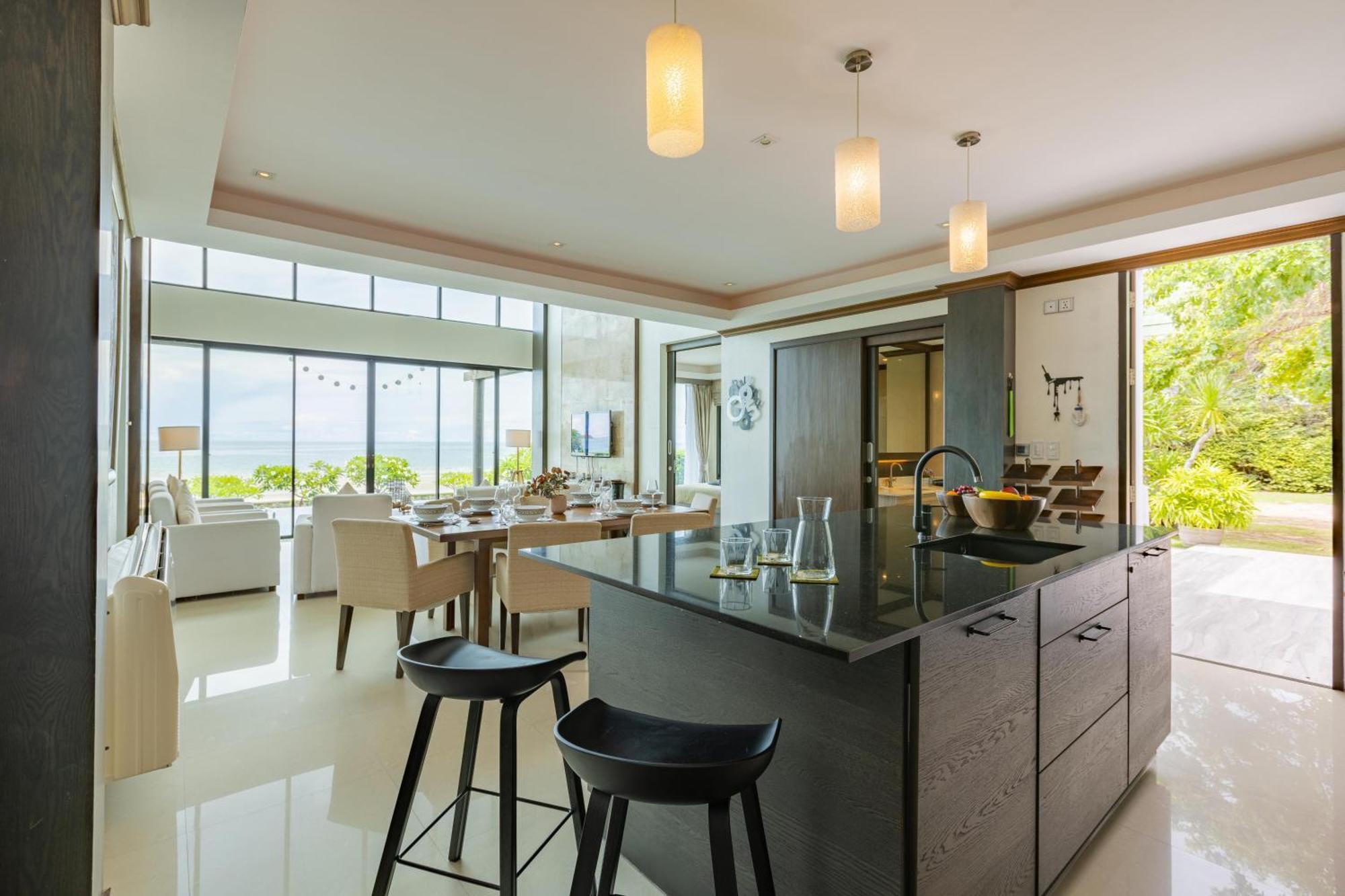Beachfront Modern 4 Bedroom Pool Villa - Rv HHQ Eksteriør bilde